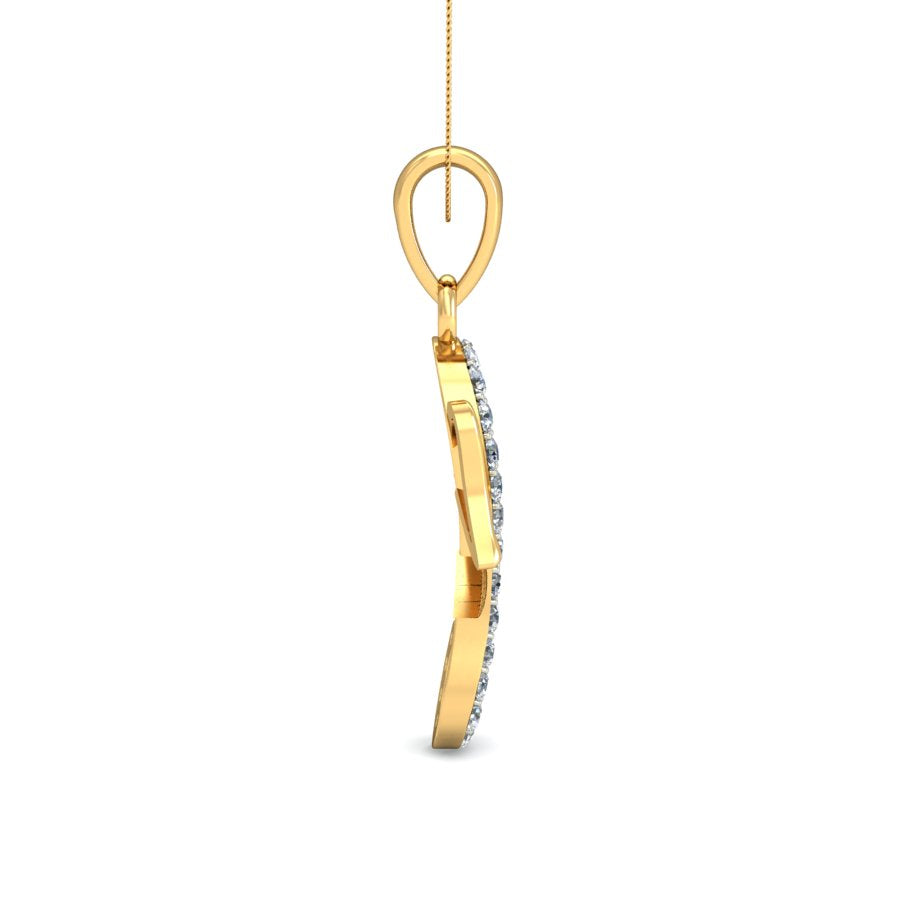 Nidal Jewels | Radiant Ganesha Gold and Diamond Pendant - Nidal Jewels